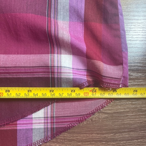 Men's Plaid Western American Hero XL Pearl Snap Shirt - Red - Picture 8 of 8